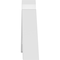 Ekena Millwork Archdale Architectural Grade PVC Gable Bracket, 48"W x 8"H x 2"D x 4"F, 4/12 Pitch GBP048X08X0204ARC00 - alternate 4